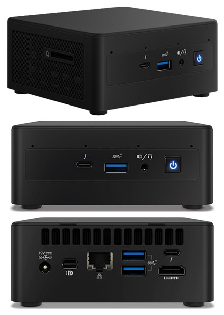 Intel NUC11PAHi5 (Intel Core i5-1135G7 8x 4,20GHz, 1x HDMI, 1x Mini DP, 2x Thunderbolt, 2.5" HDD/SSD support)